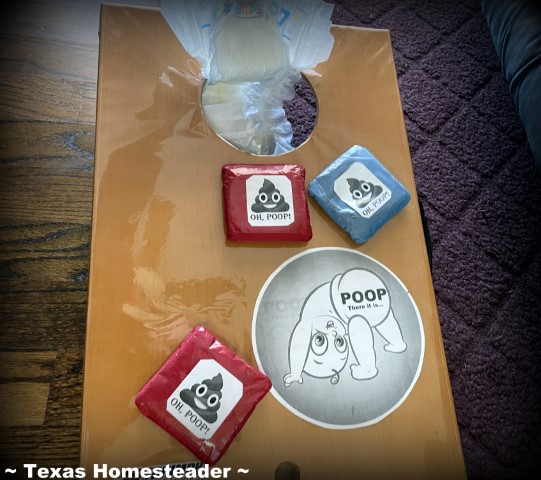 Baby Shower - Κέικ με πάνα με καμπάνια καμηλοπάρδαλης και ξύλινα μπλοκ. #Texashomesteader