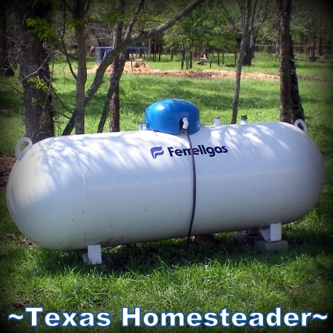 250 γαλόνι Home Propane Tank για καύσιμα φορητή γεννήτρια διπλού καυσίμου. #Texashomesteader