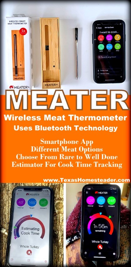 Το Meater είναι ένα πραγματικά ασύρματο θερμόμετρο κρέατος που κάνει το ψήσιμο ή το ψήσιμο κρέατος στην τέλεια θερμοκρασία ένα αεράκι! #Texashomesteader